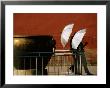 Two Young Women With Umbrellas Standing Beside Water Urn, Forbidden City, Beijing, China by Bruce Yuan-Yue Bi Limited Edition Print