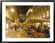 People Sitting Outside Along Rua Augusta, Baixa, Lisbon, Portugal by Greg Elms Limited Edition Print