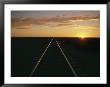 A View At Sunrise Of The Indian Pacific Railroad Crossing The Nullarbor Plain by Richard Nowitz Limited Edition Pricing Art Print