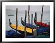 Gondolas At Harbor On A Misty Day by Raul Touzon Limited Edition Print