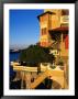 Houses Overlooking Harbour, Pegli, Italy by Wayne Walton Limited Edition Print