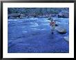 Mature Man Fly-Fishing, West Walker River, Ca by David Porter Limited Edition Pricing Art Print