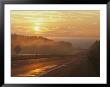 Sunrise Along A Highway On A Foggy Morning by Wolcott Henry Limited Edition Print
