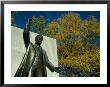 Bronze Statue Of Theodore Roosevelt With Yellow Oak Leaves by Raymond Gehman Limited Edition Pricing Art Print