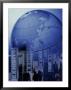 Image Of Globe Over Signs For Exhibit by Tony Rinaldo Limited Edition Print