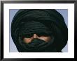 Turbaned Tuareg Man Near Hirafok, Algeria by Thomas J. Abercrombie Limited Edition Pricing Art Print