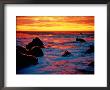 Beautiful Sunset Over Gillispie Beach On South Island, New Zealand by John Eastcott & Yva Momatiuk Limited Edition Print