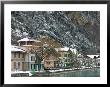 Buildings Along Aare River, Interlaken, Bern, Switzerland by Walter Bibikow Limited Edition Print