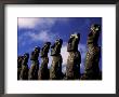 Huge Moai, Ahu Akiri, Easter Island, Chile by Keren Su Limited Edition Print