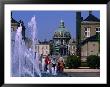 Amalienborg Palace (1749) And Fountains, Copenhagen, Denmark by Anders Blomqvist Limited Edition Print