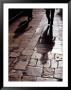 Pedestrians And Shadows On Marble Flagstones, Old Town, Dubrovnik, Croatia by Richard I'anson Limited Edition Print