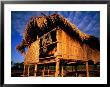 Fisherman's Cottage With Thatched Roof And Walls, Si Phan Don, Laos by Anthony Plummer Limited Edition Pricing Art Print