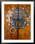 Wooden Door With Silver Handle, Seoul, South Korea by Juliet Coombe Limited Edition Print