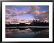 Pastel Shades Of Dusk Over Mt. Rundle And Vermilion Lake, Banff National Park, Alberta, Canada by Mark Newman Limited Edition Print