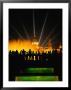 People At Montjuic Fountain Silhouetted Against Golden Light, Barcelona, Spain by Bill Wassman Limited Edition Pricing Art Print