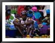 A Woman Selling Oranges At The Albert Market In Banjul, Banjul, Western, Gambia, The by Ariadne Van Zandbergen Limited Edition Print