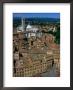 Overhead Of Piazza Del Compo And Buildings, With Duomo Behind, Siena, Italy by Bethune Carmichael Limited Edition Print