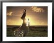 Polynesian Dancer, Ahu Tahai, Easter Island by Angelo Cavalli Limited Edition Print