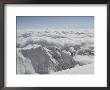 The Snow-Veiled Peaks Of The Himalayas Camouflaged By Clouds by Barry Bishop Limited Edition Pricing Art Print