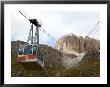 Funicular Ride To Observatory, Pordoi Pass, Trentino, Dolomites, Italy by Lisa S. Engelbrecht Limited Edition Print