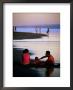 Family On Beach At Dusk, Bali, Indonesia by Paul Beinssen Limited Edition Print