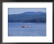 Canoe On Webb Lake, Mt. Blue State Park, Northern Forest, Maine, Usa by Jerry & Marcy Monkman Limited Edition Print