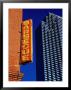 Restaurant Sign And Modern Building, West End Historic District, Dallas, United States Of America by Richard Cummins Limited Edition Print