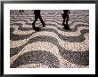 People Crossing Praca Dom Pedro Iv (Rossio), Lisbon, Portugal by Martin Llado Limited Edition Print