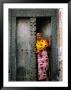 Swahili Girl In Zanzibar Doorway, Bagamoyo, Tanzania by Ariadne Van Zandbergen Limited Edition Print