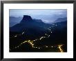 A Long Line Of Lights Illuminates The Path To Adam's Peak During The Poya Festival, Sri Lanka by Greg Elms Limited Edition Print