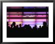 People Silhouetted Inside The Cruise Bar, Sydney, Australia by Holger Leue Limited Edition Print