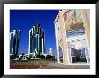 Twin Towers At East End Of The Corniche, Doha, Ad Dawhah, Qatar by Mark Daffey Limited Edition Print