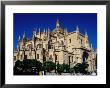 Late-Gothic 16Th Century Limestone Cathedral, Segovia, Castilla-Y Leon, Spain by Krzysztof Dydynski Limited Edition Print