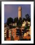 Apartment Buildings With Coit Tower Behind, San Francisco, Usa by John Elk Iii Limited Edition Print