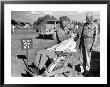 American Quartermaster Corpsman John Ralford, Designer Of Th Wooden Barber Chair by Margaret Bourke-White Limited Edition Print