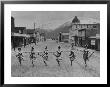 Girls Dancing The Can Can In The City Street by Ralph Crane Limited Edition Print