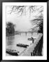 Rowboats Tied Up Along The Seine River by Ed Clark Limited Edition Print