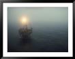 Oil Rig In The North Sea by Dick Durrance Limited Edition Print