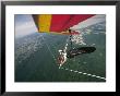View Of A Hang-Glider From A Wing-Mounted Camera As He Flies Over Cumberland Valley by Skip Brown Limited Edition Print