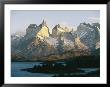 Snow Covers The Jagged Peaks That Rise Over The Valley by Skip Brown Limited Edition Print