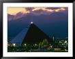 View Of The Luxor Hotel At Dusk by Maria Stenzel Limited Edition Pricing Art Print