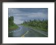 The Alaskan Highway Glistens From Rainfall Near Anchorage, Alaska by Stacy Gold Limited Edition Pricing Art Print