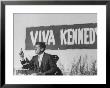 Senator John F. Kennedy Campaigning For President by Paul Schutzer Limited Edition Pricing Art Print