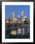 City Skyline And White River, Indianapolis, Indiana, Usa by Walter Bibikow Limited Edition Print