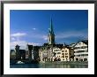 River Limmat, Zurich, Switzerland by Walter Bibikow Limited Edition Pricing Art Print
