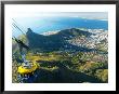 Cable Car Up Table Mountain, Cape Town, South Africa by Roger De La Harpe Limited Edition Print