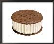 Round Vanilla Ice Cream Sandwich by Peter Johansky Limited Edition Print