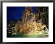 Trevi Fountain At Night, Rome, Italy by Ron Johnson Limited Edition Print