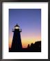 Lighthouse At Sunset, Mattapoisett, Ma by James Lemass Limited Edition Print