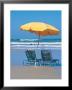 Yellow Beach Umbrella by Mark Gibson Limited Edition Print